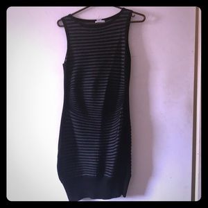 Sexy black mini dress